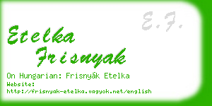 etelka frisnyak business card